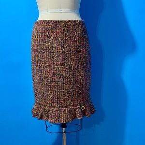 David Meister fully lined skirt